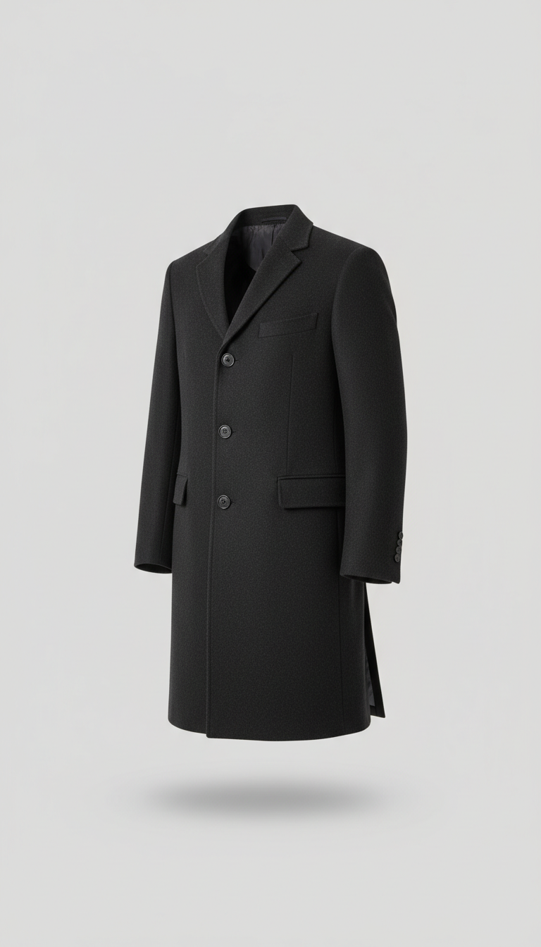 Fine Wool Tailored Coat