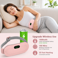 Women's Menstrual Heating Belt – 3 Heat Settings & 4 Vibration Massage Modes