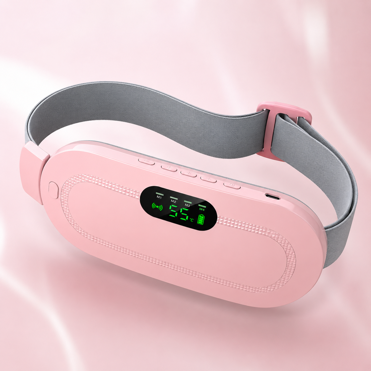 Women's Menstrual Heating Belt – 3 Heat Settings & 4 Vibration Massage Modes
